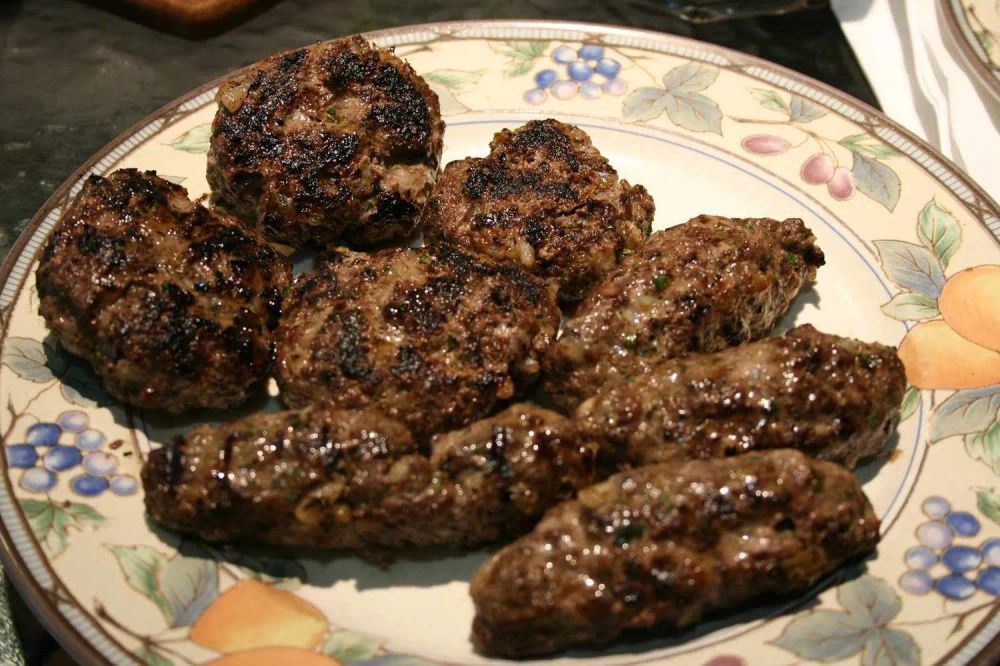 Kafta (Meat Fingers) with Tahini