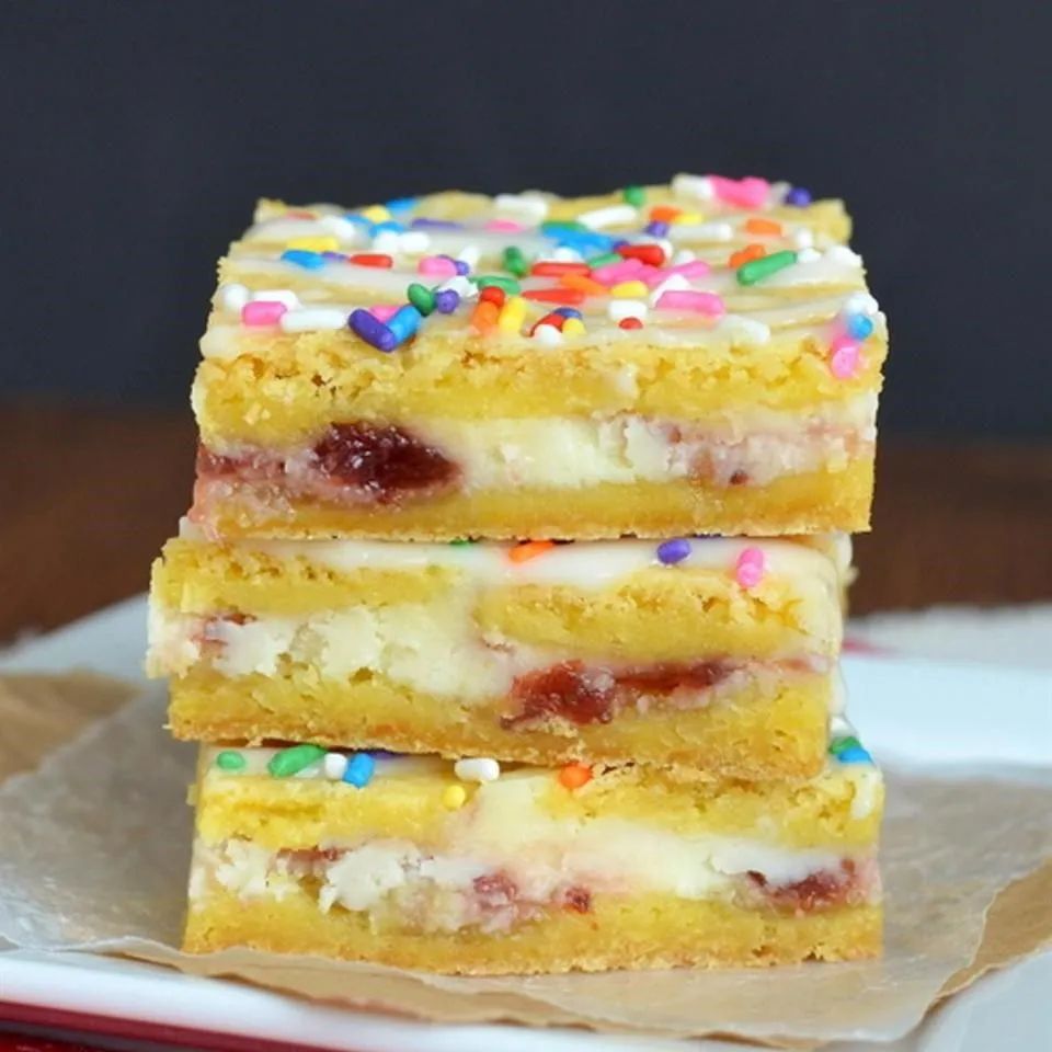 Strawberry Cheesecake Lemon Bars