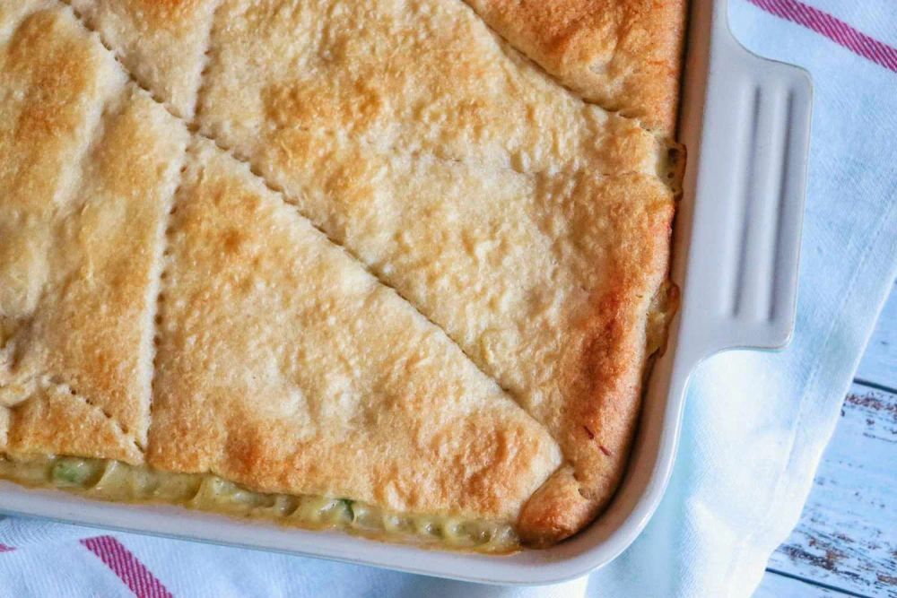 Chicken Pot Pie with Crescent Rolls