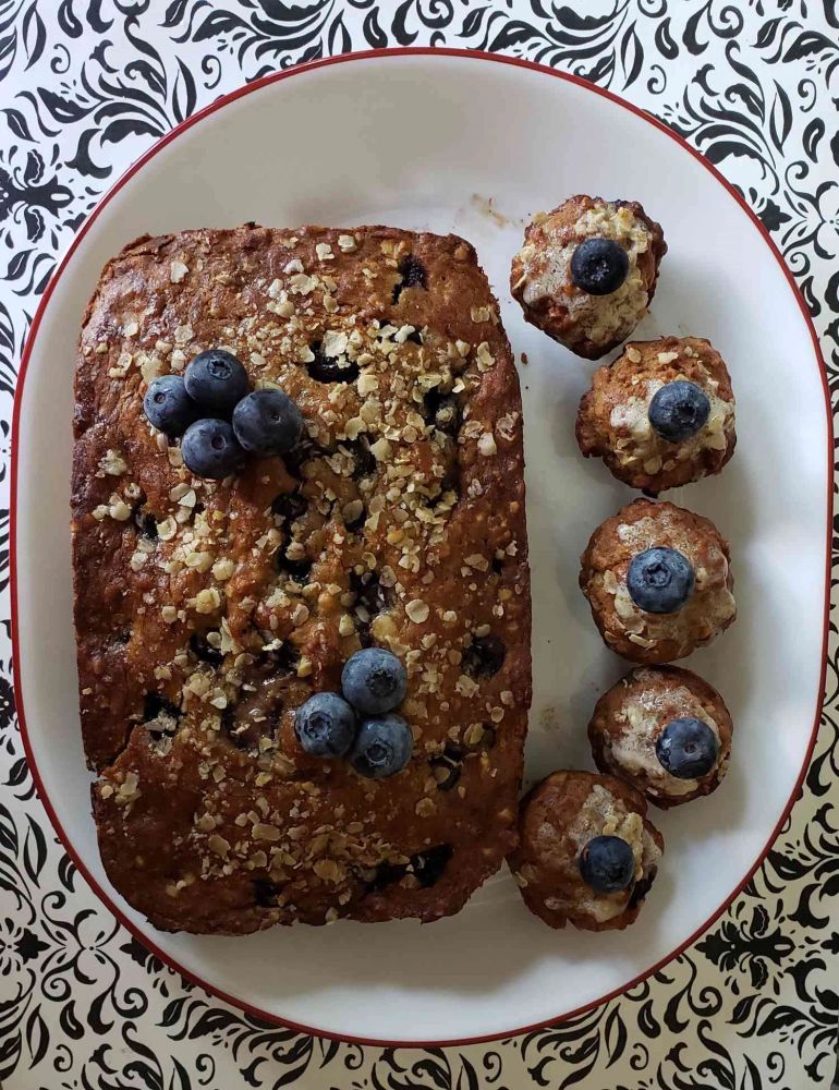 Oatmeal Banana Nut Bread