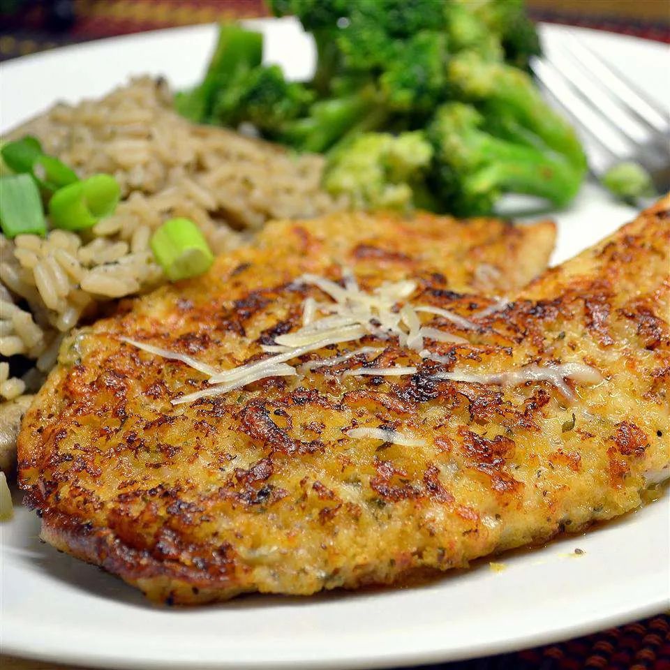 Parmesan Crusted Tilapia Fillets