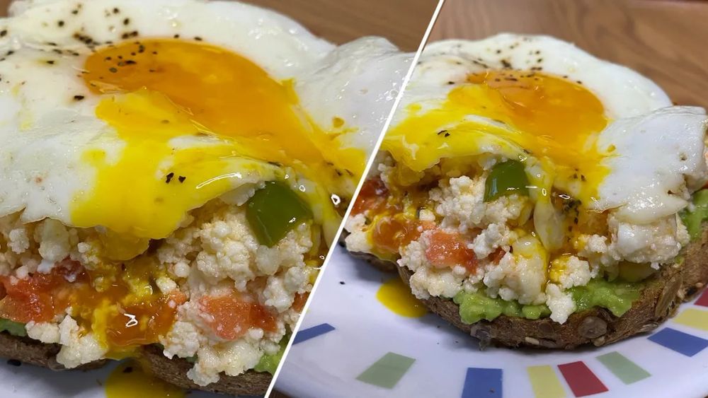 Paneer Bhurji Avocado Toast