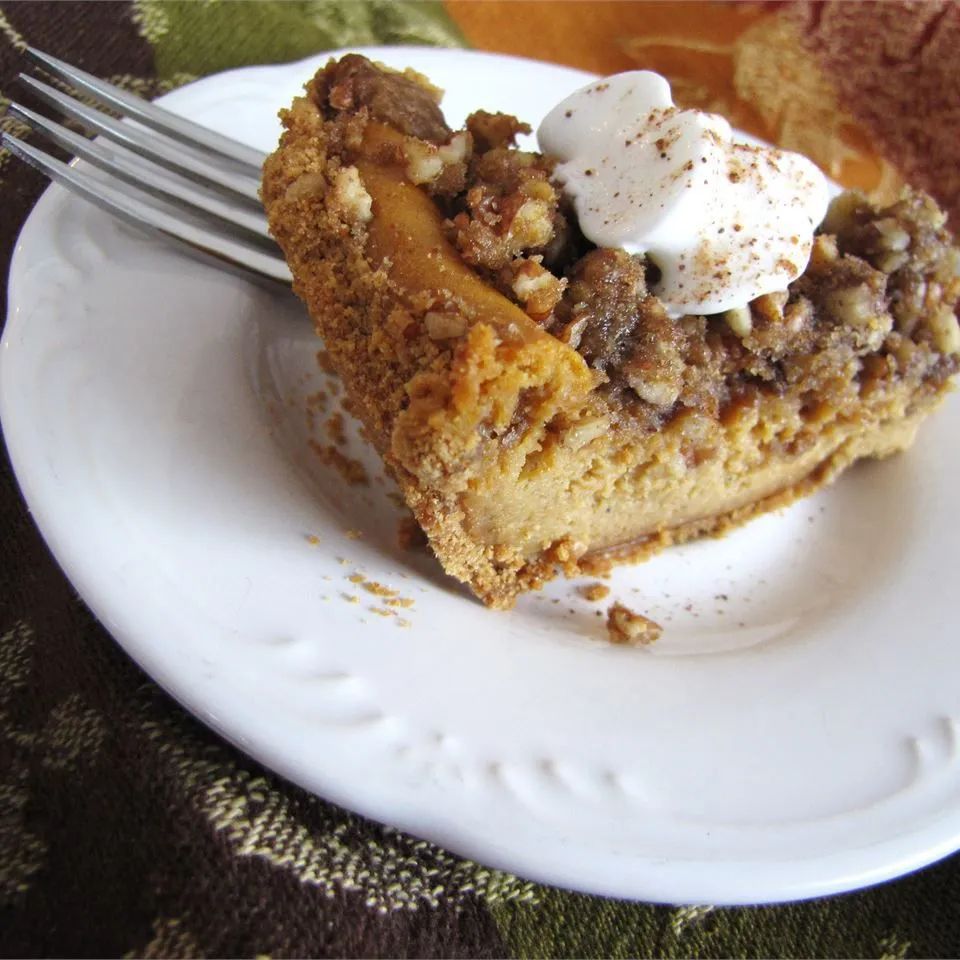 Pumpkin Pecan Cheesecake