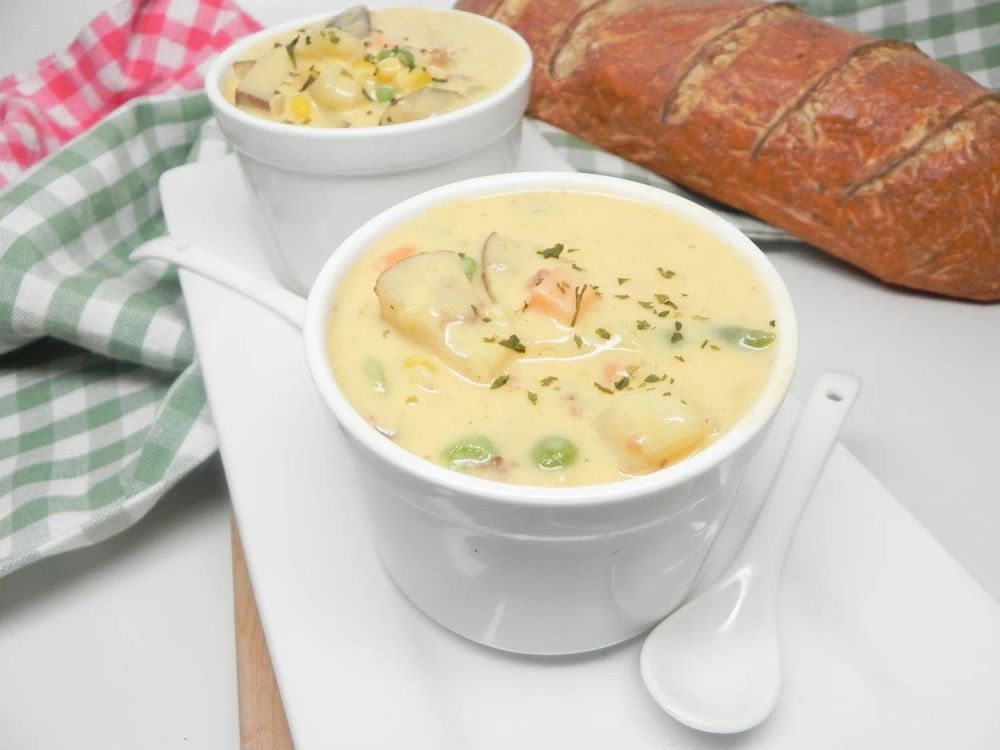 Vegetable Cheese Soup II