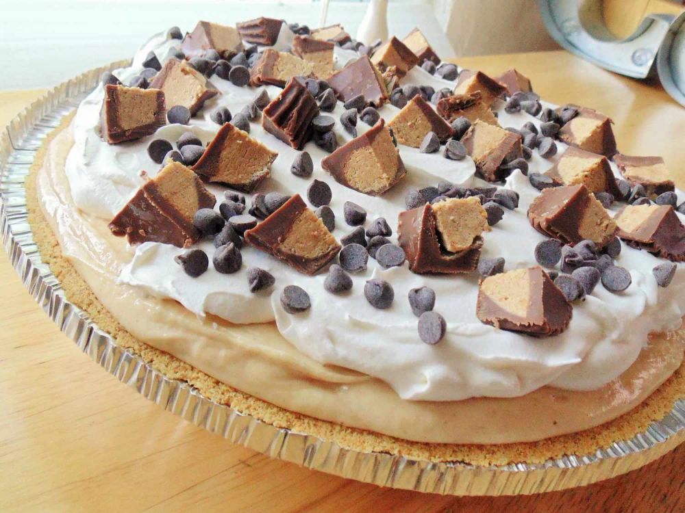 No-Bake Peanut Butter/Chocolate Pie