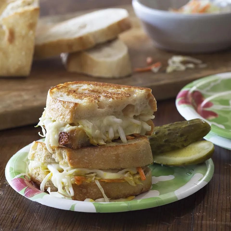 Grilled Cheese and Veggie Sandwich