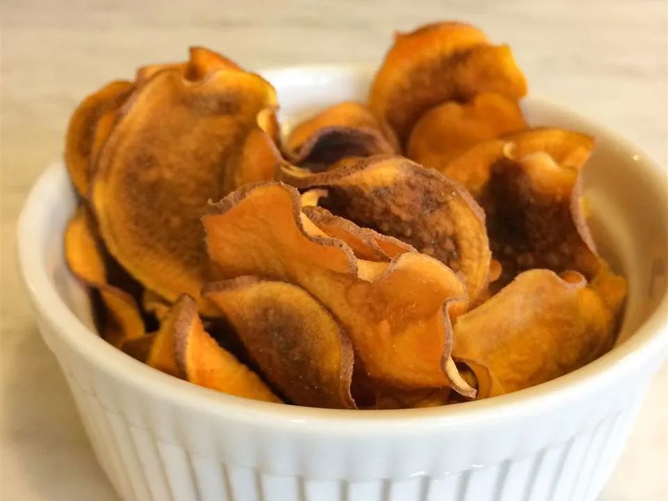 Microwave Sweet Potato Chips