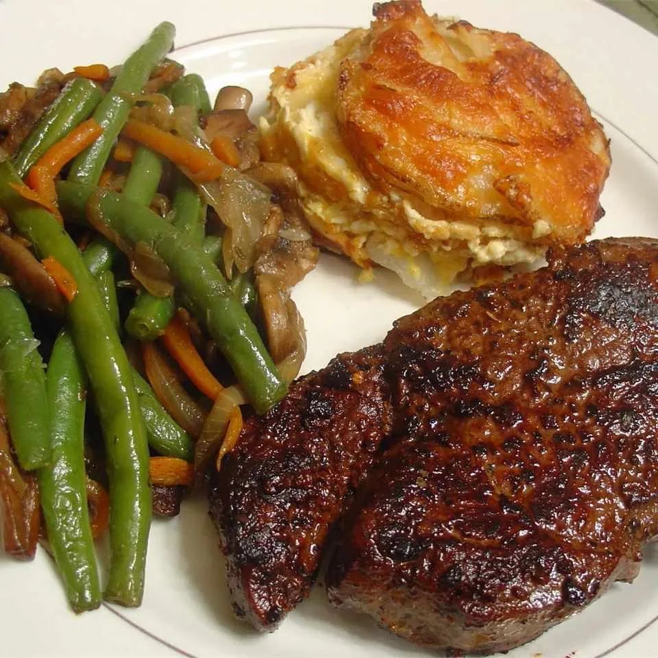 Three Cheese Garlic Scalloped Potatoes