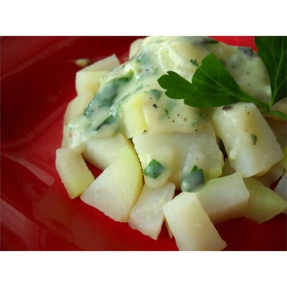 Kohlrabi with White Sauce