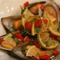 Grilled Mussels with Curry Butter