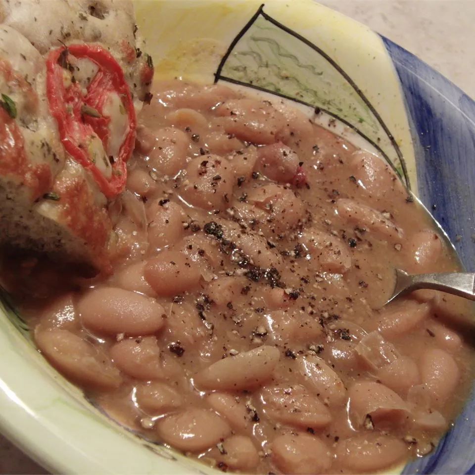 Slow Cooker Ham and Beans