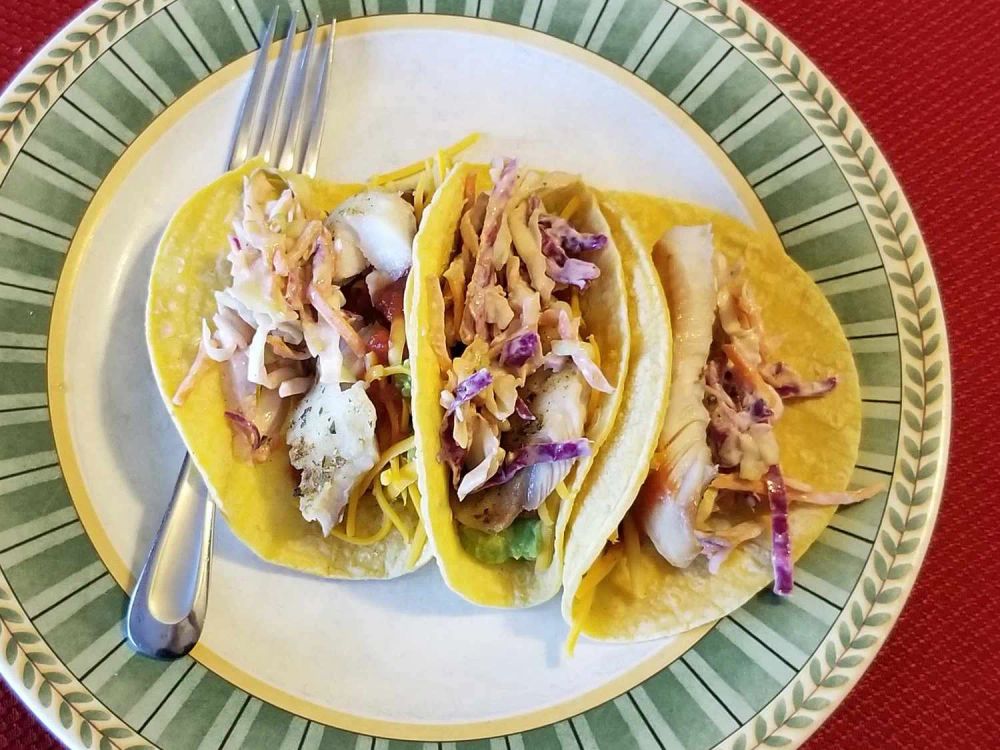 Easy Fish Tacos with Slaw