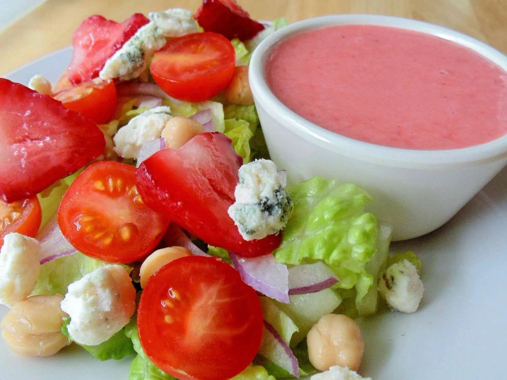 Strawberry Vinaigrette with Dijon Mustard