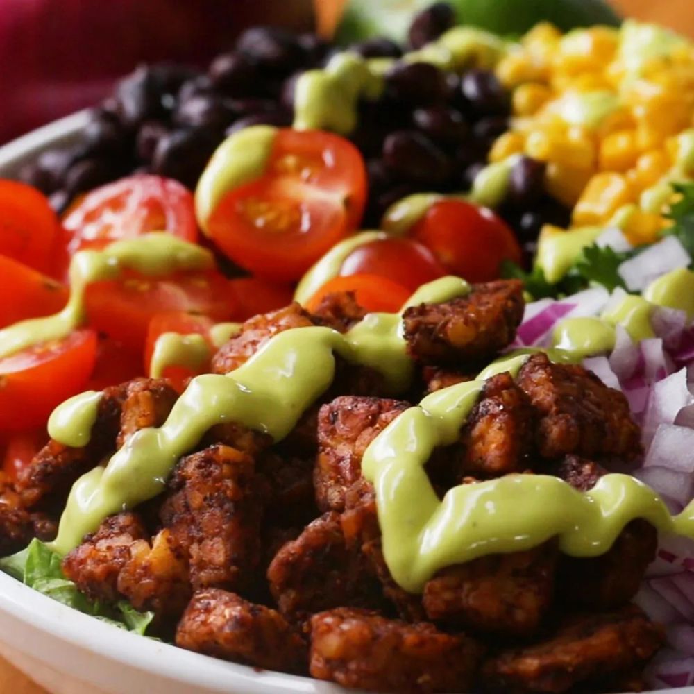 Tempeh Taco Salad