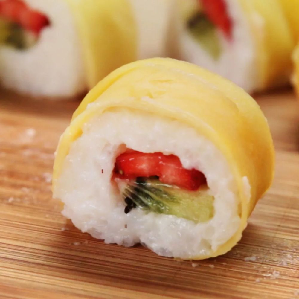 Fresh Fruit Sushi