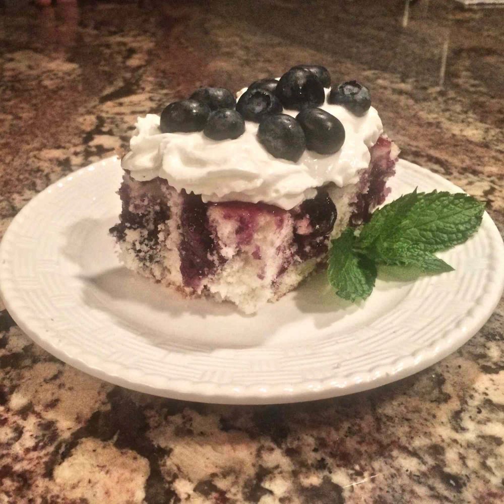 Blueberry Poke Cake