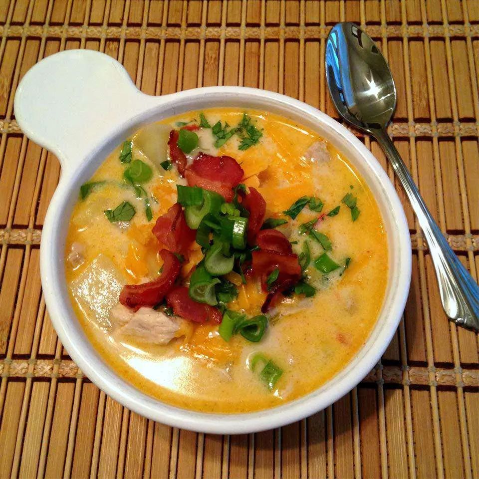 Southwestern Chicken and Corn Soup