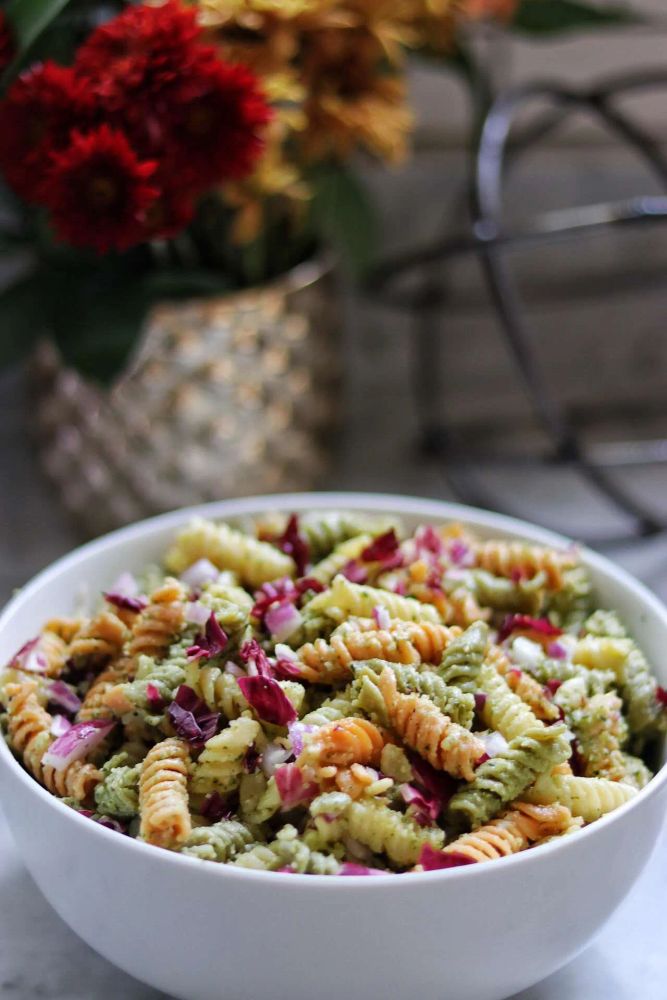 Maya's Perfect Pesto Pasta Salad