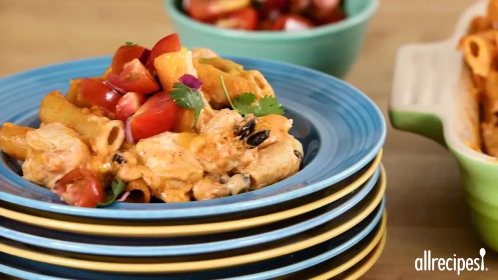 Chicken Fajita Pasta Bake