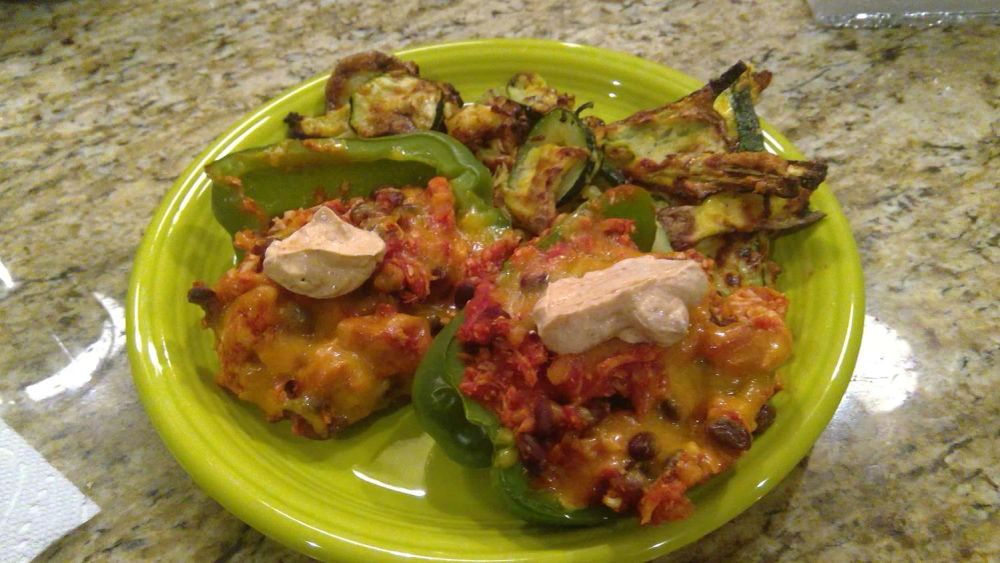 Southwestern Stuffed Bell Peppers (Low Carb)