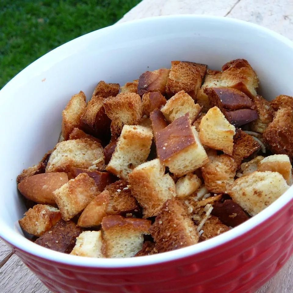 Cheese Garlic Croutons