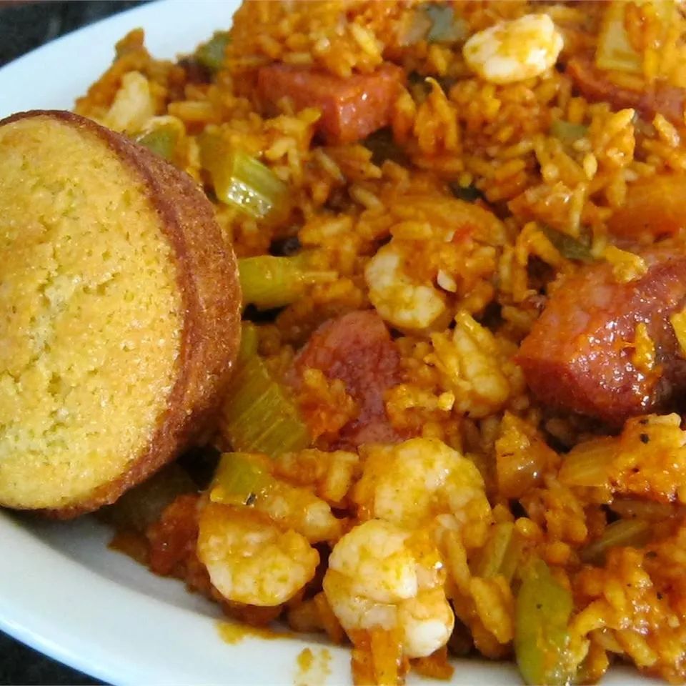 Shrimp, Sausage, and Fish Jambalaya