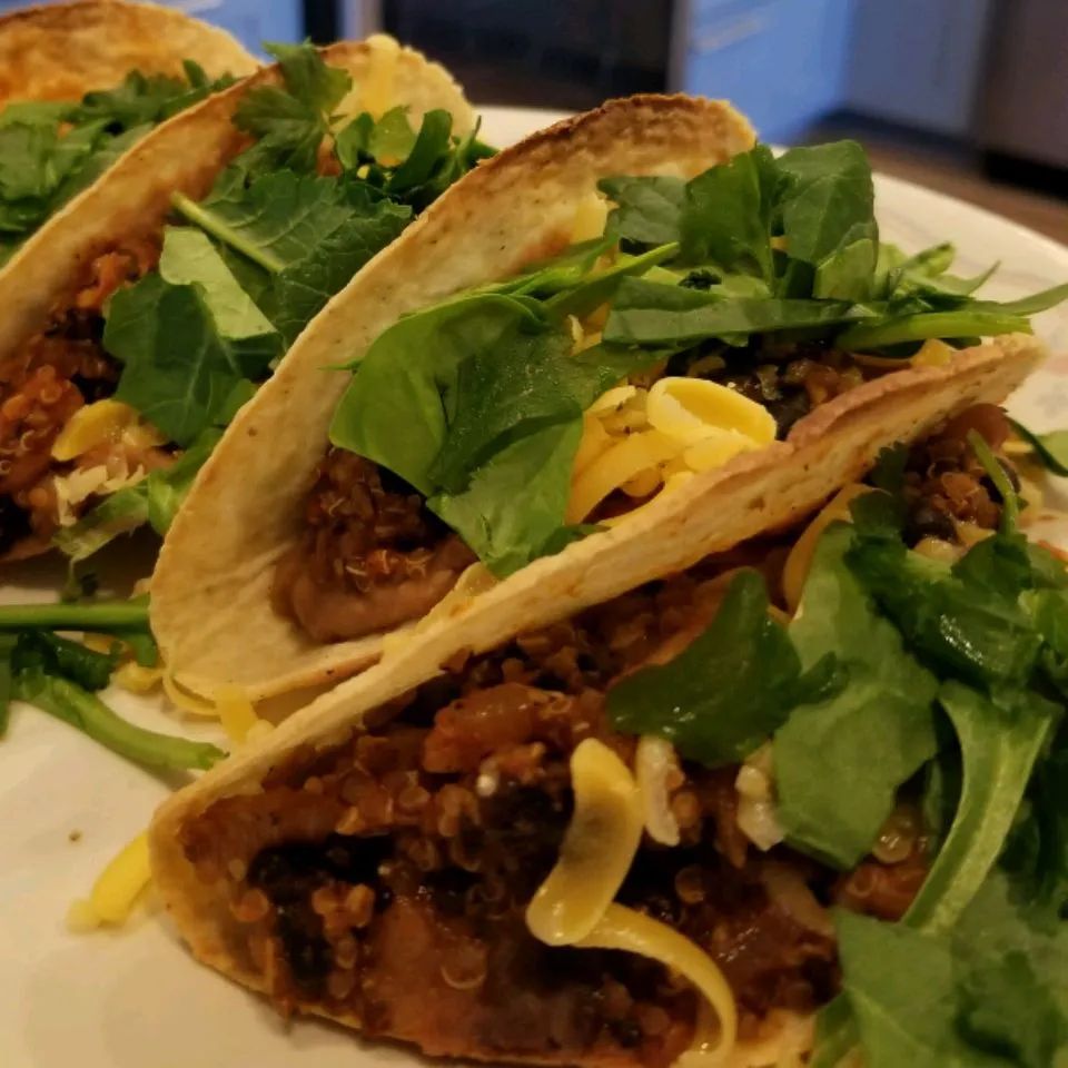 Quinoa Black Bean Tacos (Vegan)