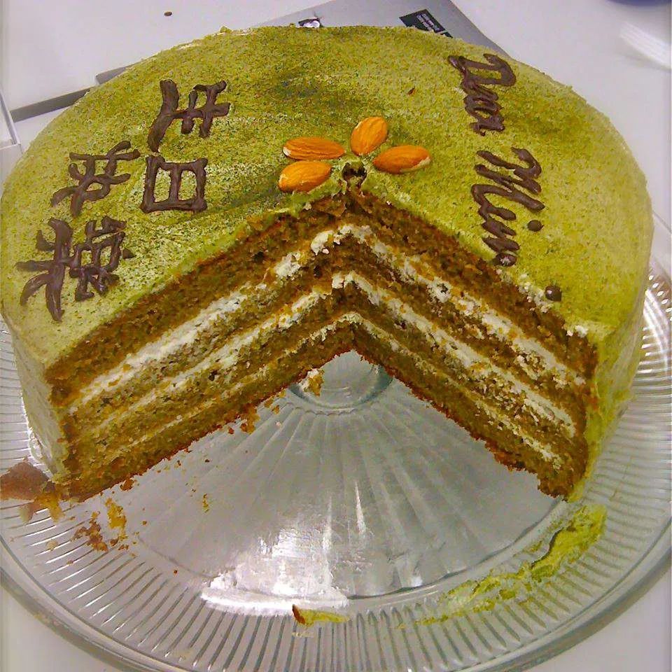 Green Tea Layer Cake