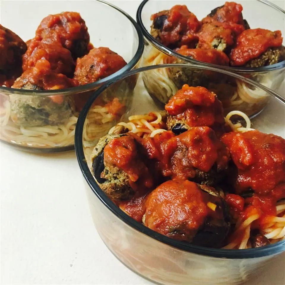 Aunt Mary's Eggplant Balls