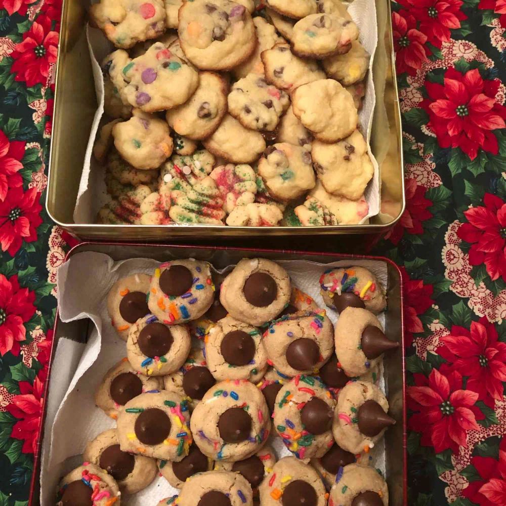 Chocolate Peanut Butter Blossom Cookies