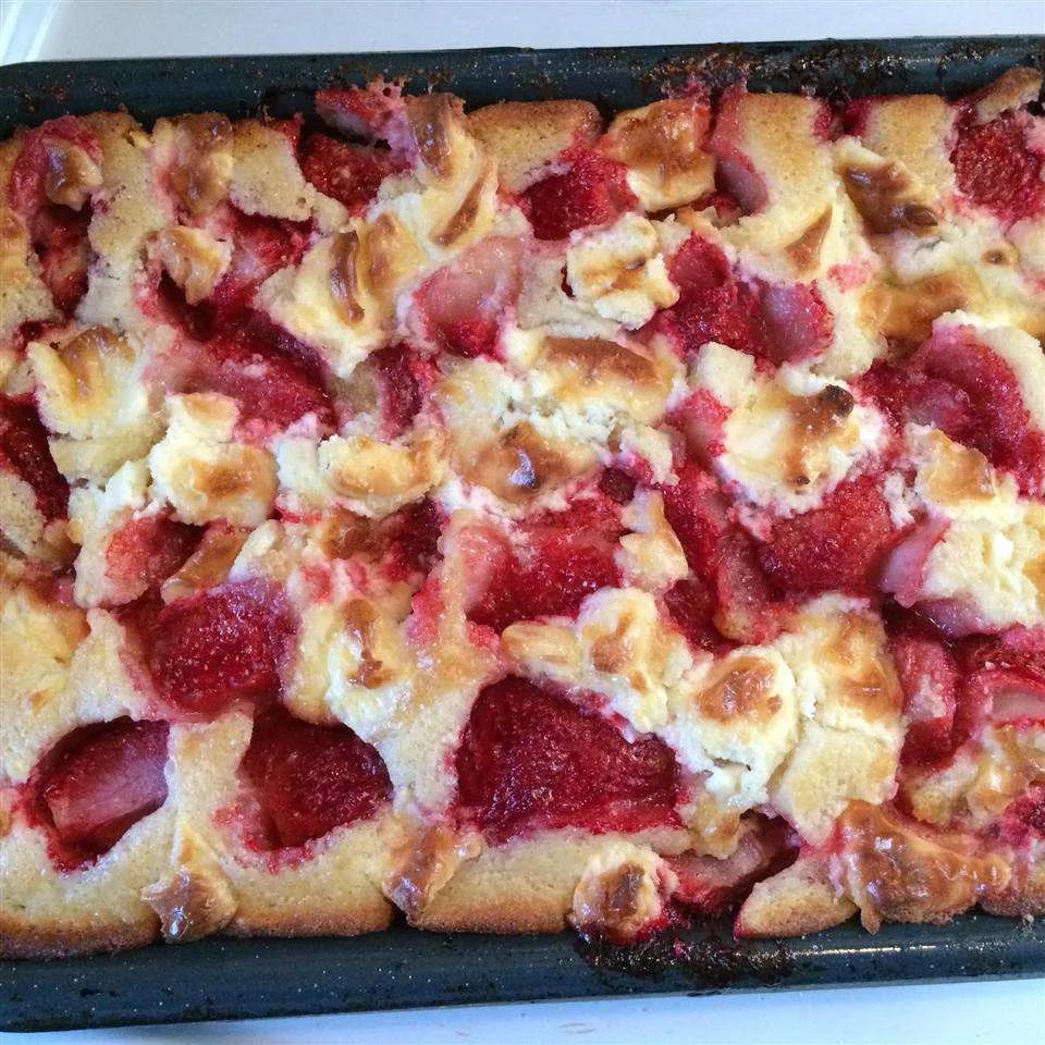 Strawberry Cream Cheese Cobbler