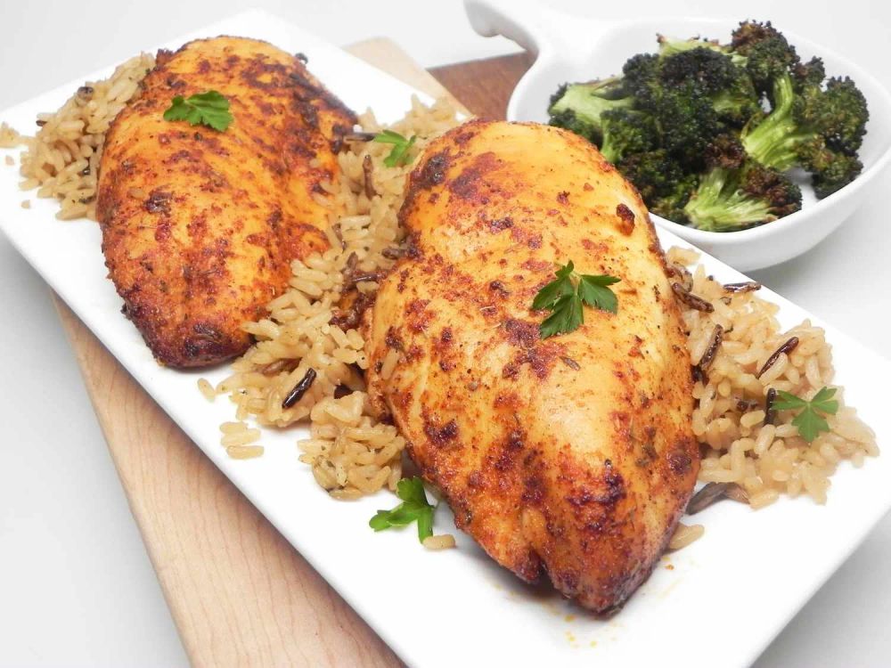 Air Fryer Blackened Chicken Breasts