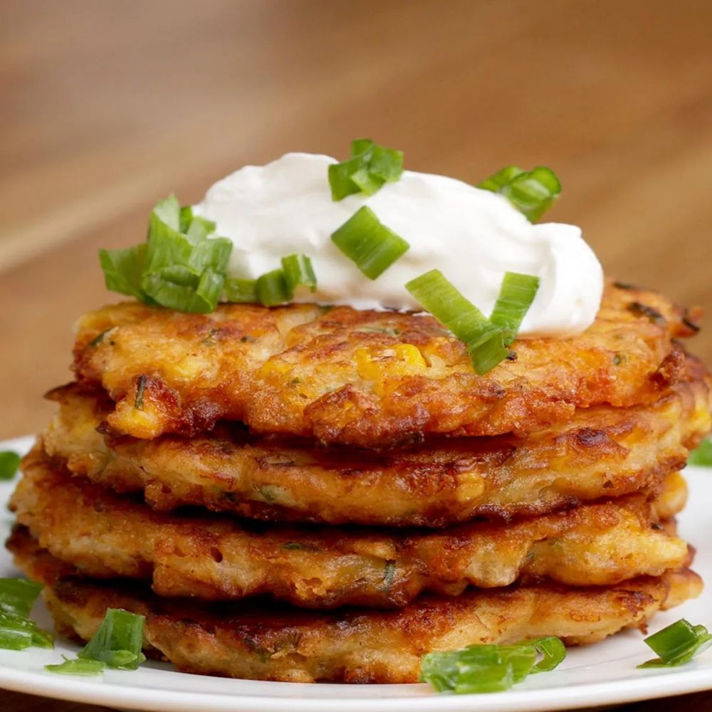 Cheddar Corn Fritters