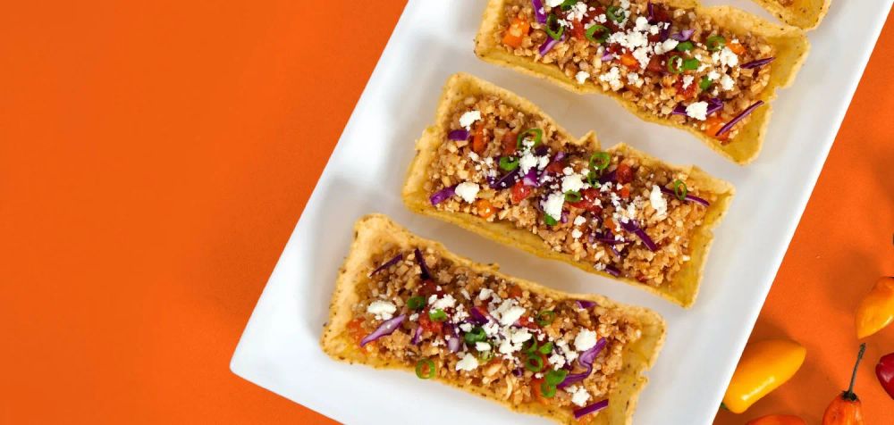 Riced Cauliflower Fiesta Flats