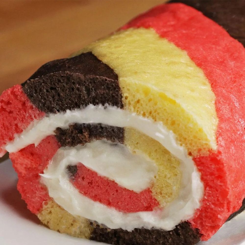 Neapolitan Swiss Roll