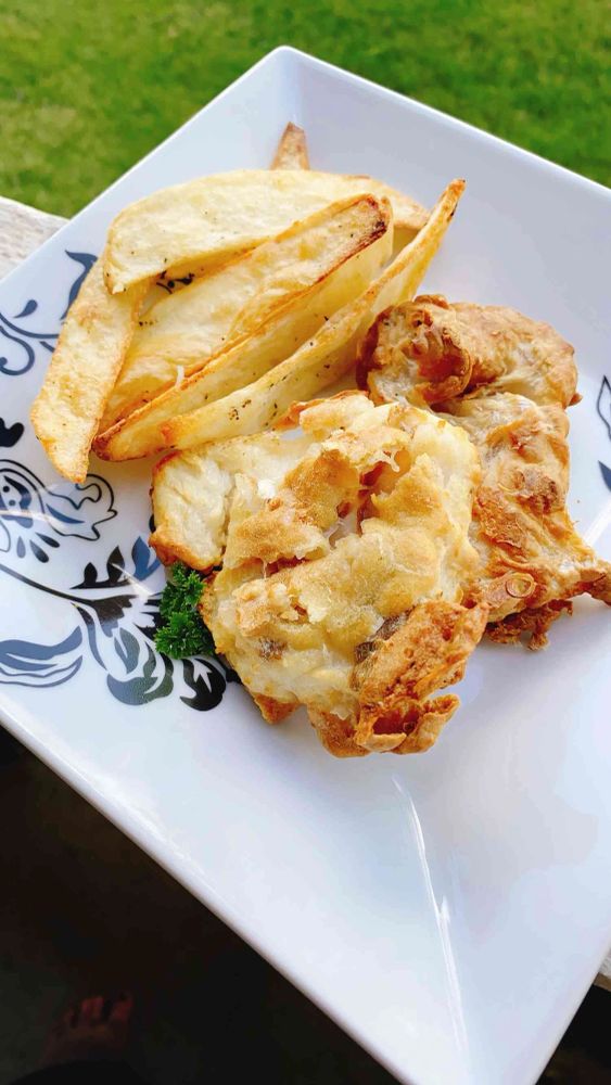 Air Fryer Fish and Chips