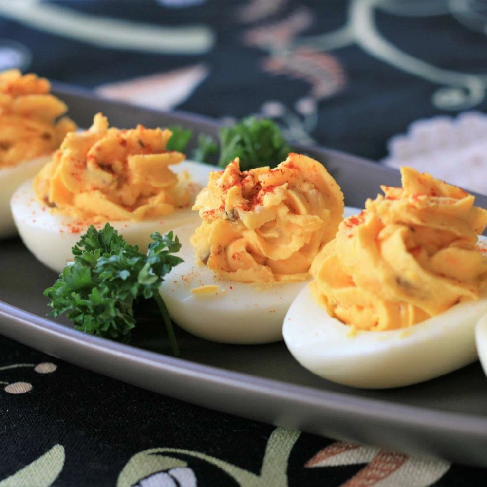 Fully Loaded Deviled Eggs