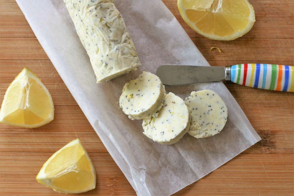 Lemon-Poppy Seed Compound Butter