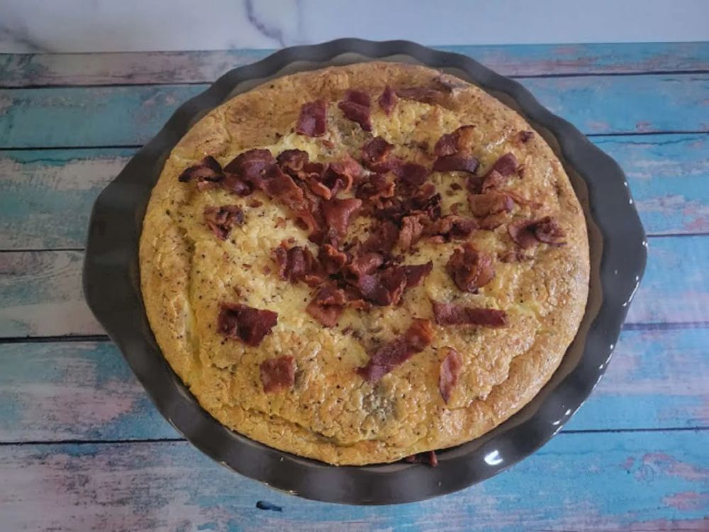 Potato and Bacon Crustless Quiche