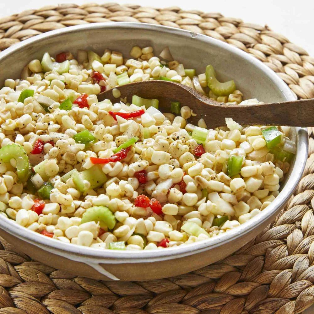 Grilled Corn Off the Cob Salad