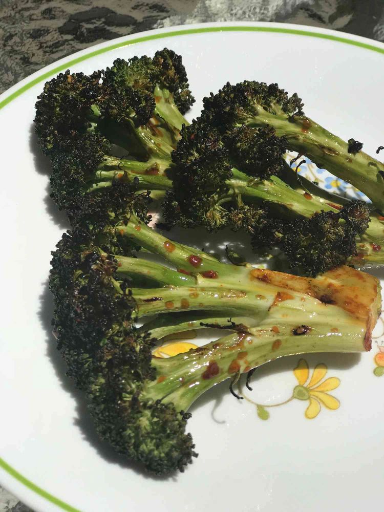 Spicy Grilled Broccoli