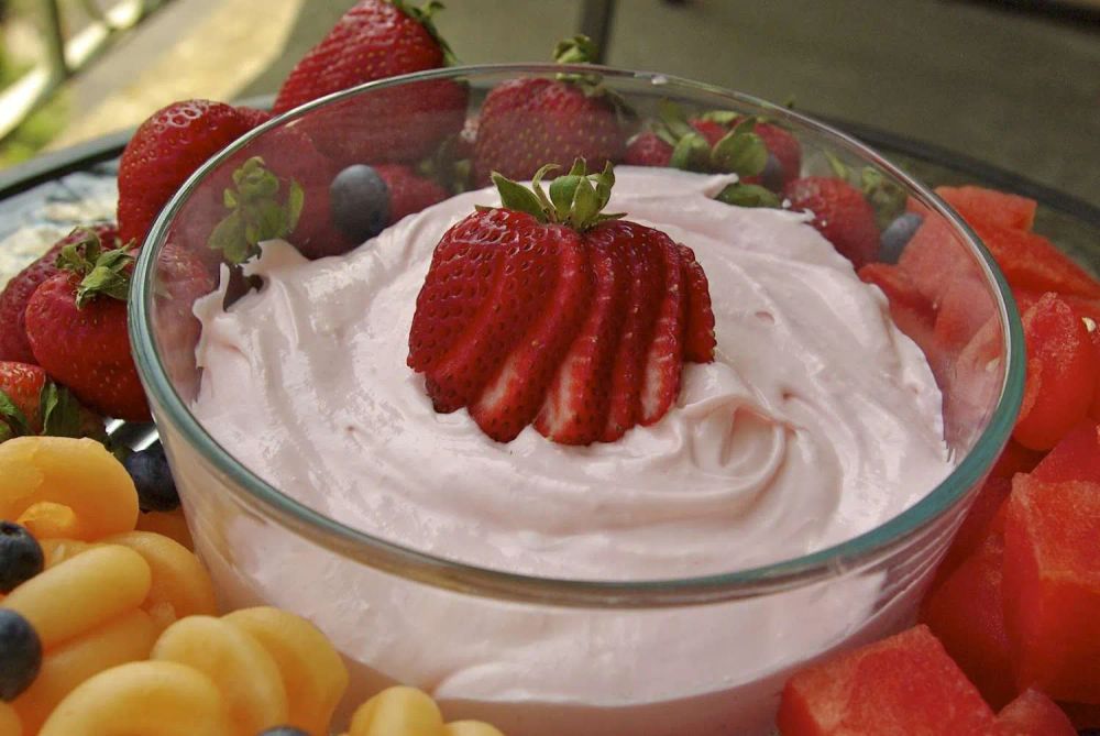 Strawberry Cream Cheese Fruit Dip