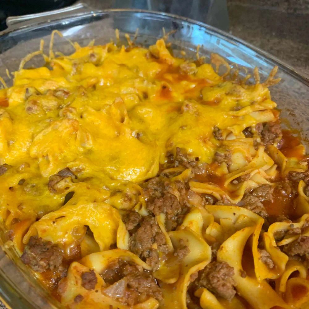 No Yolks Beef Noodle Casserole