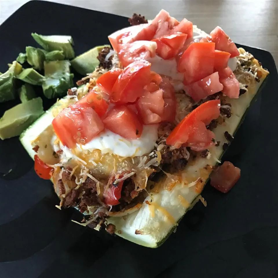 Taco-Stuffed Zucchini Boats