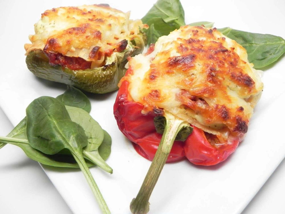 Lasagna-Stuffed Peppers