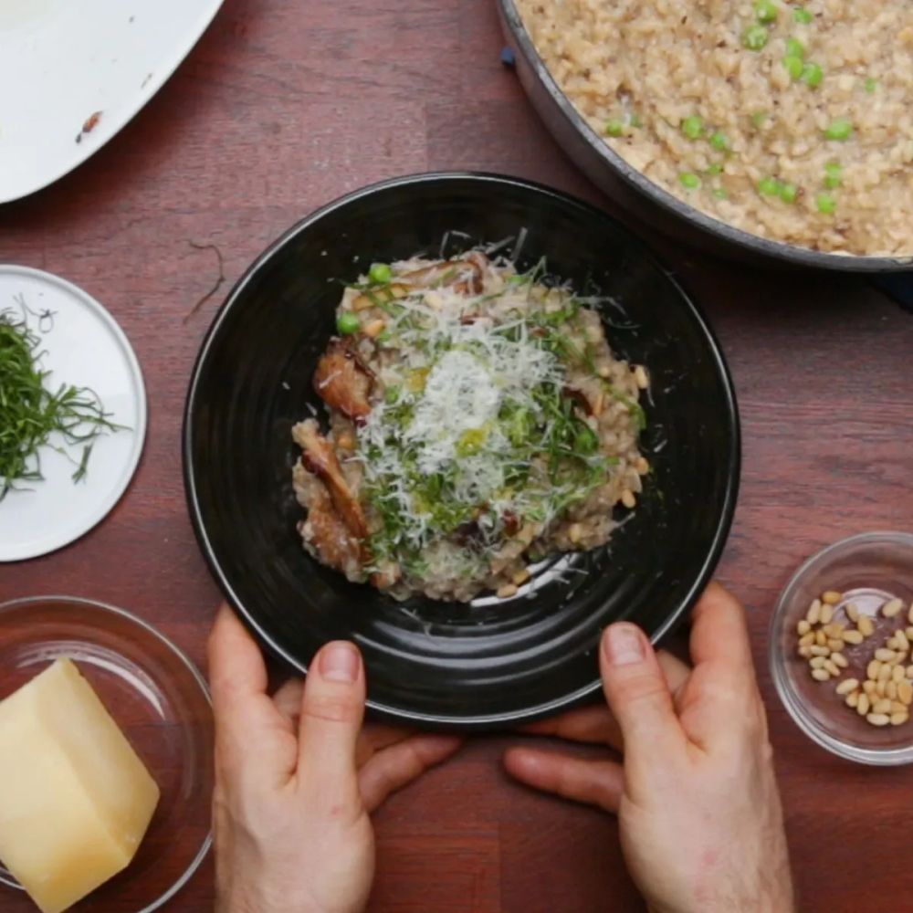 Mushroom Risotto By Marcel Vigneron