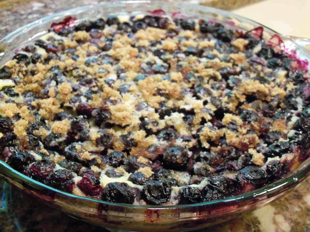 Blueberry Buttermilk Clafoutis