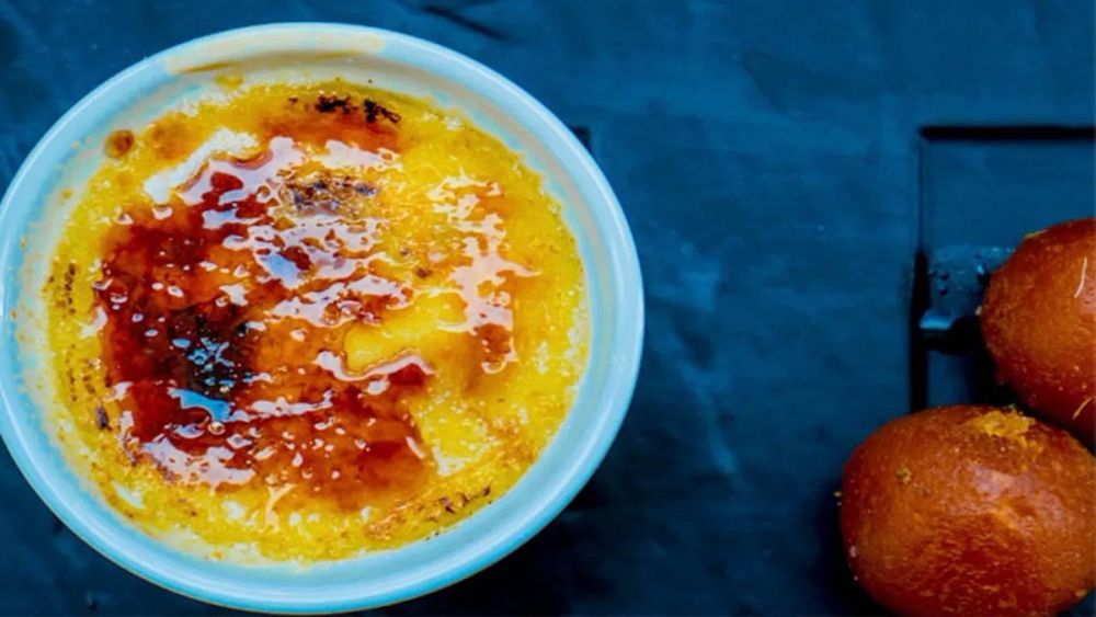 Gulab Jamun Brûlée