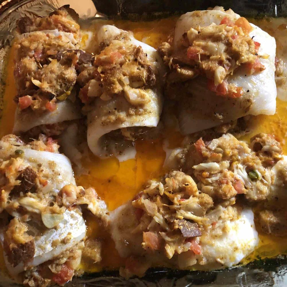 Crab Stuffed Haddock