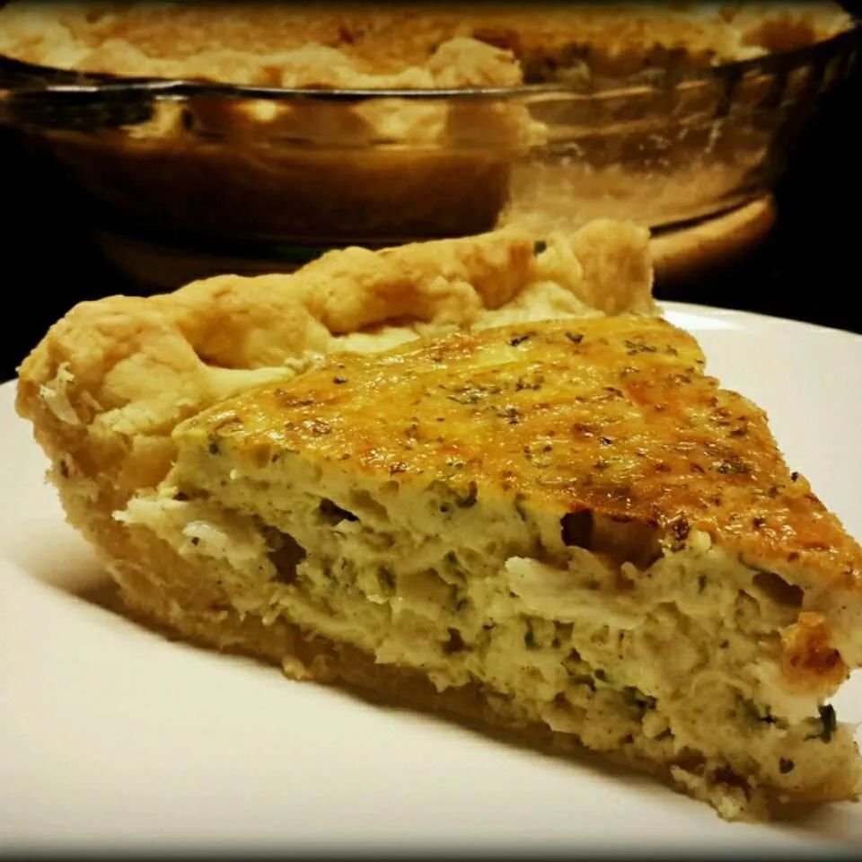 Crab and Cheddar Quiche